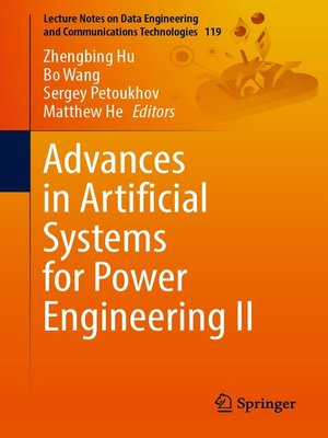 cover image of Advances in Artificial Systems for Power Engineering II